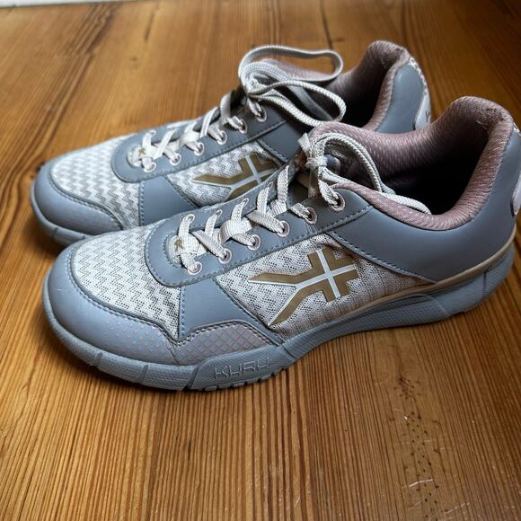 Kuru Quantum gray lace up trainer sneakers SIZE 8.5 - Picture 1 of 6